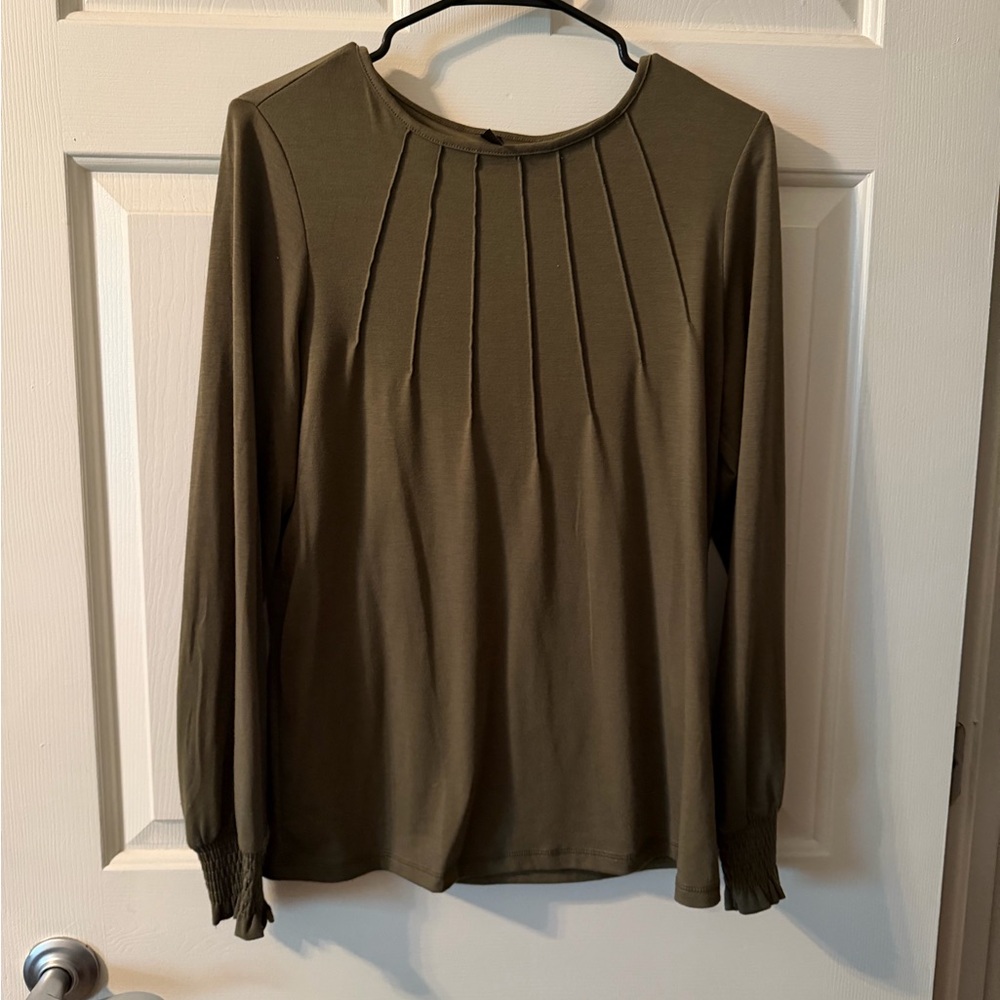 Olive Green Women's Top